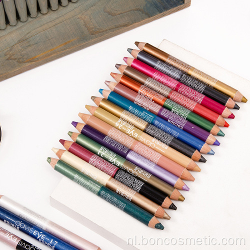 Dubbelzijdige multicolor Glitter Eyeliner Pencil Eyeshadow